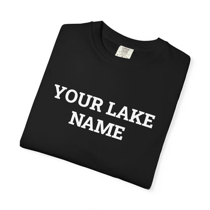 Custom Lake Block Logo Tee