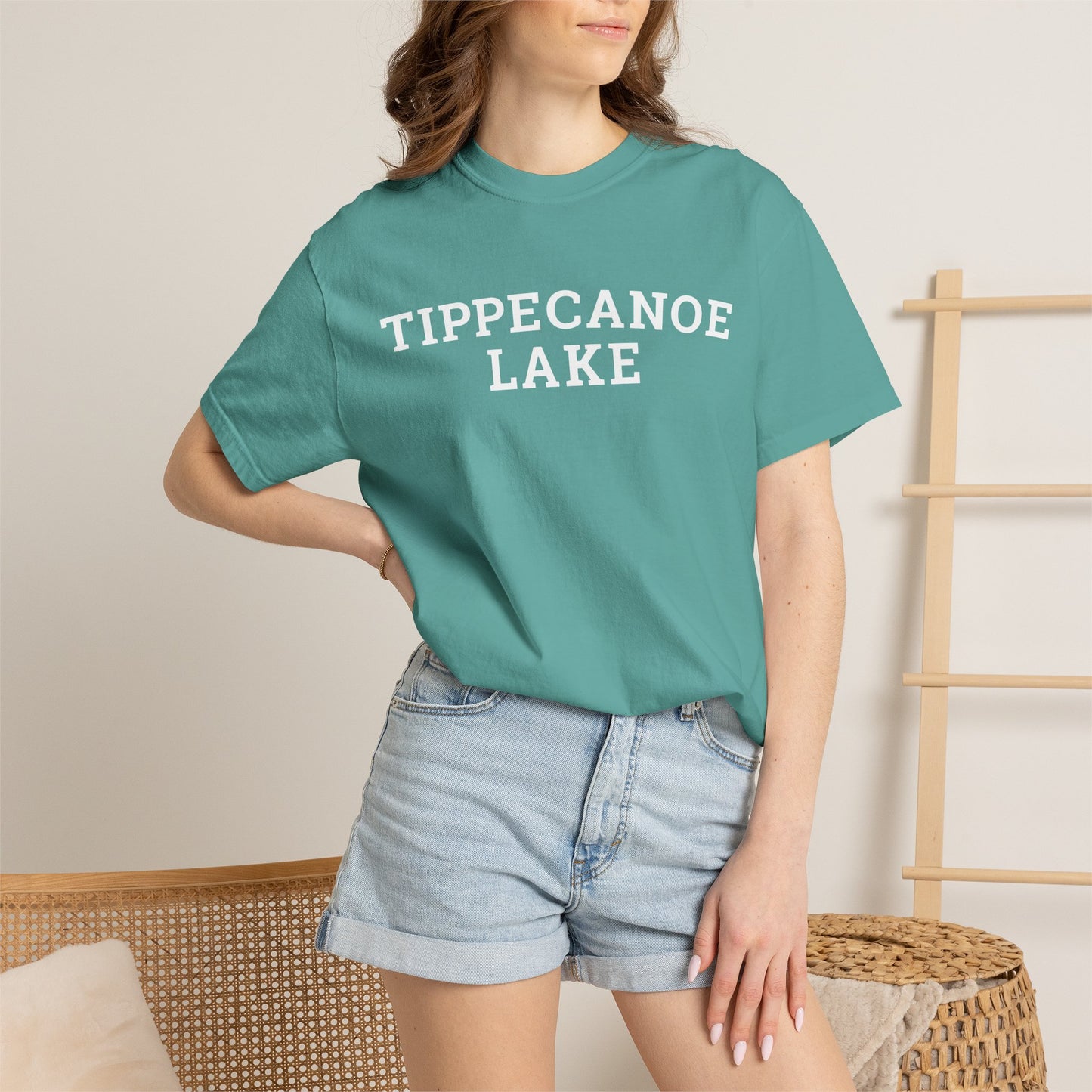Tippecanoe Lake Block Logo Classic Tee - Unisex