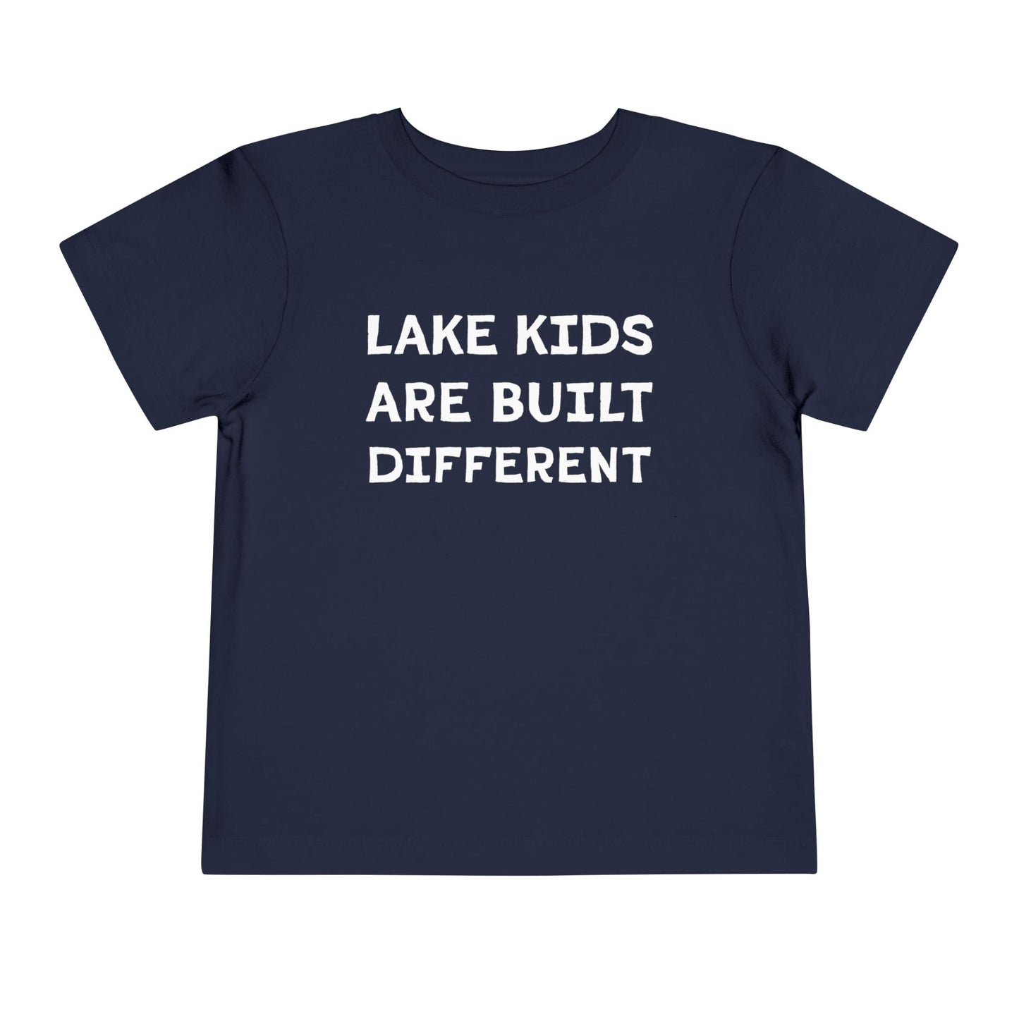 TODDLER Lake Kids Are Built Different Short Sleeve Tee