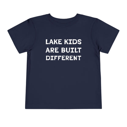 TODDLER Lake Kids Are Built Different Short Sleeve Tee
