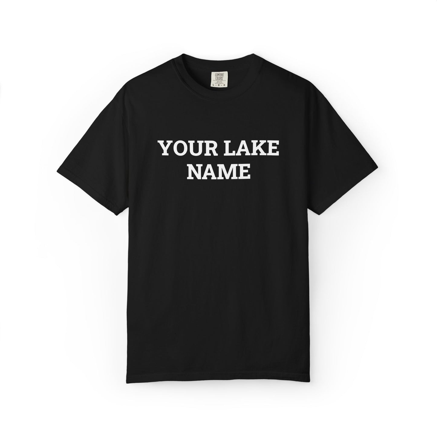 Custom Lake Block Logo Tee