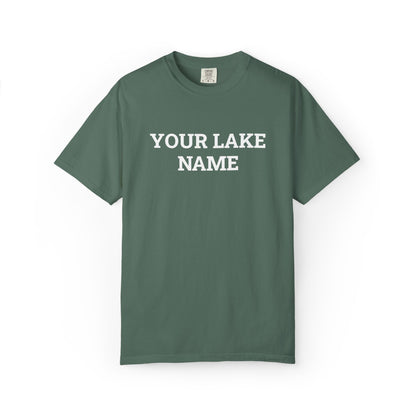 Custom Lake Block Logo Tee