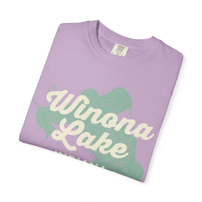 Winona Lake Vintage Map Classic Tee - Unisex