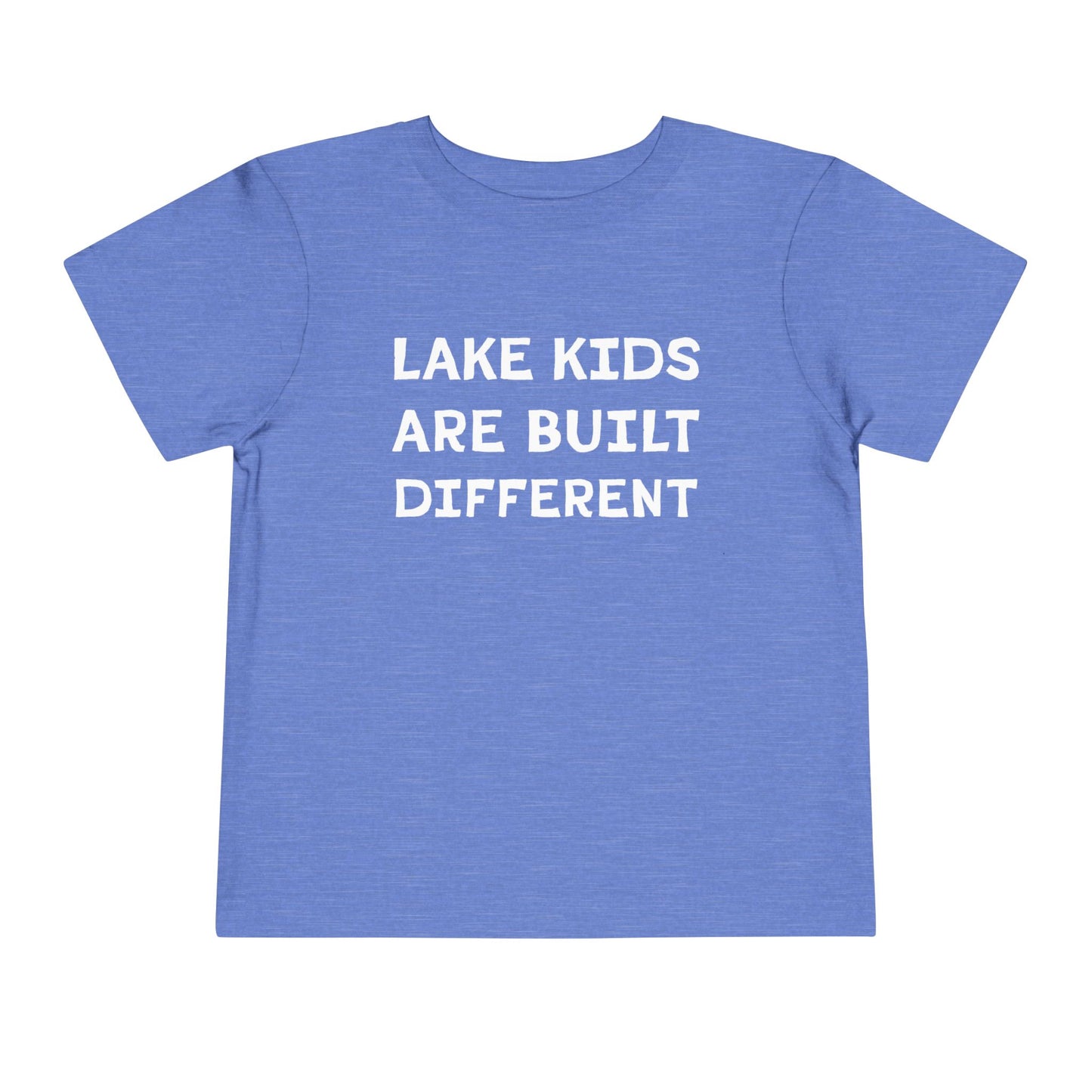 TODDLER Lake Kids Are Built Different Short Sleeve Tee