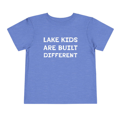 TODDLER Lake Kids Are Built Different Short Sleeve Tee