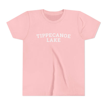 YOUTH Tippecanoe Lake Block Logo Short Sleeve Tee