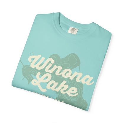 Winona Lake Vintage Map Classic Tee - Unisex