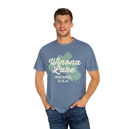 Winona Lake Vintage Map Classic Tee - Unisex