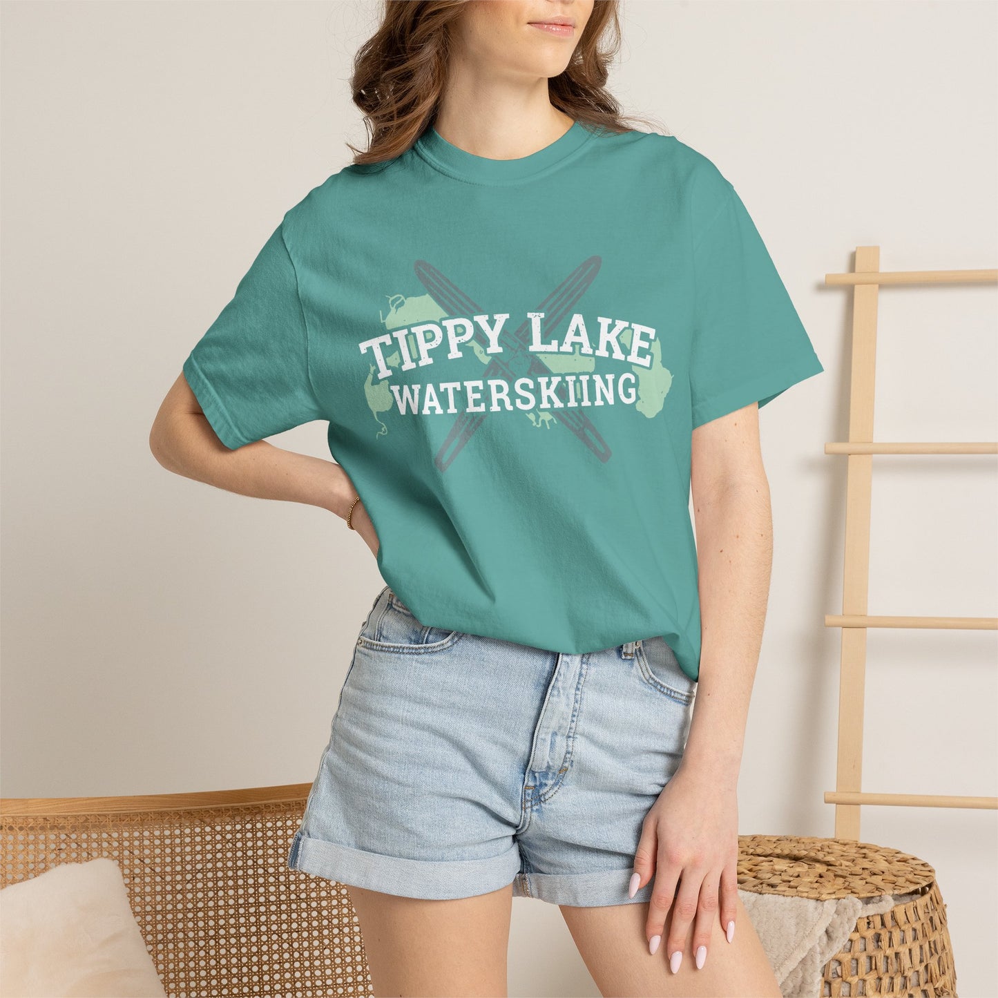 Tippy Lake Waterskiing Tee - Unisex
