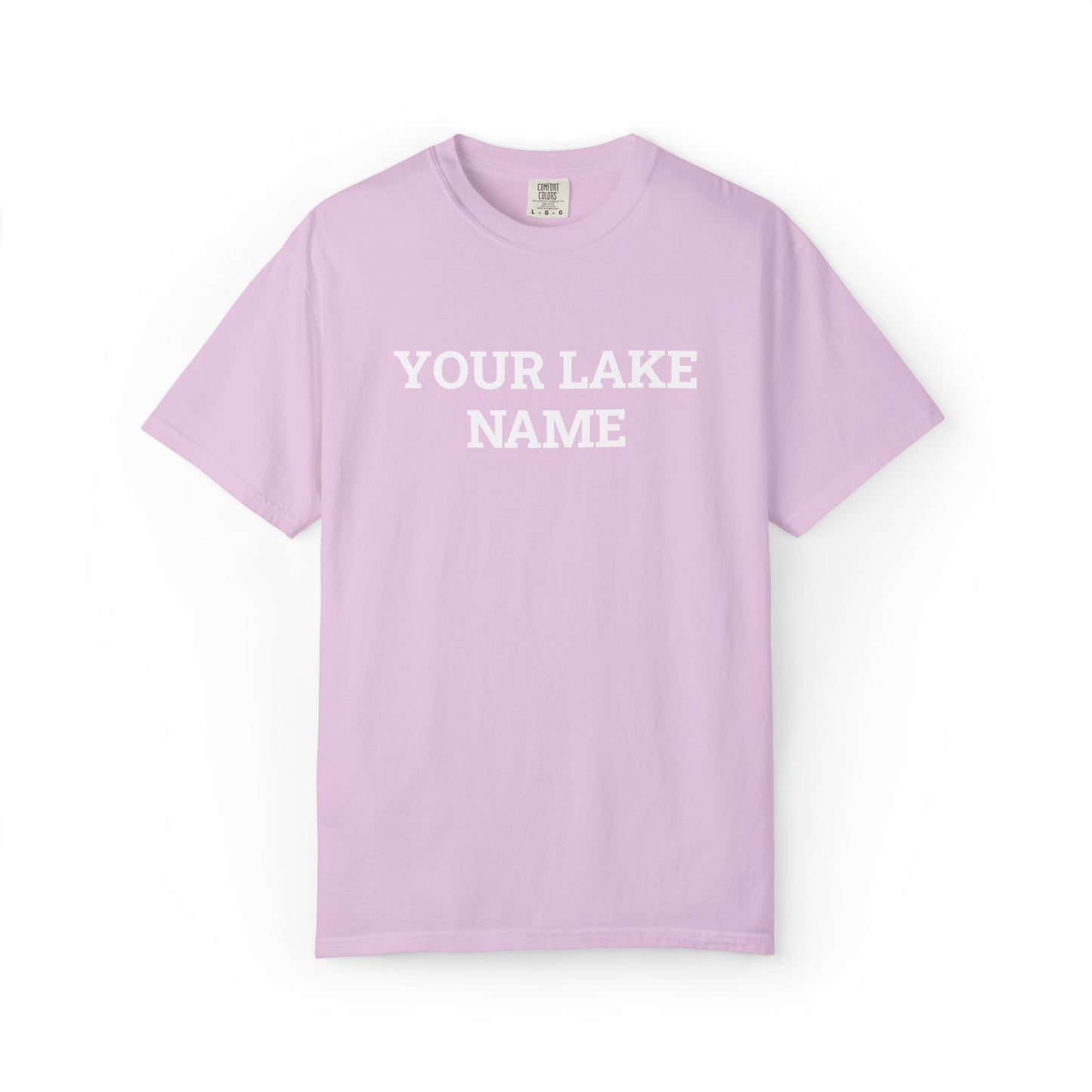 Custom Lake Block Logo Tee