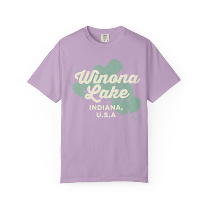Winona Lake Vintage Map Classic Tee - Unisex