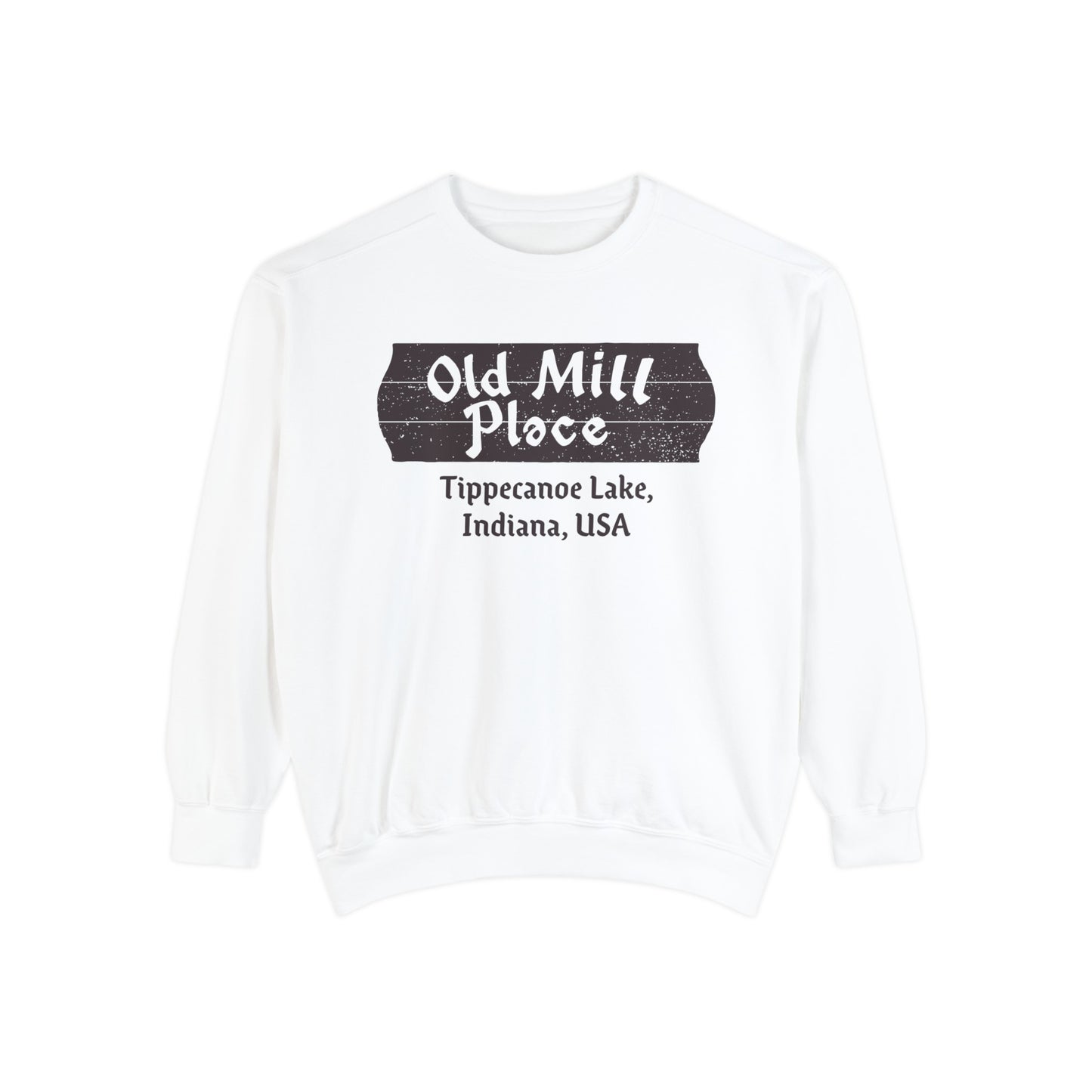 Old Mill Place Tippecanoe Lake Crewneck Sweatshirt - Unisex