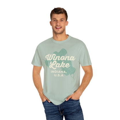 Winona Lake Vintage Map Classic Tee - Unisex