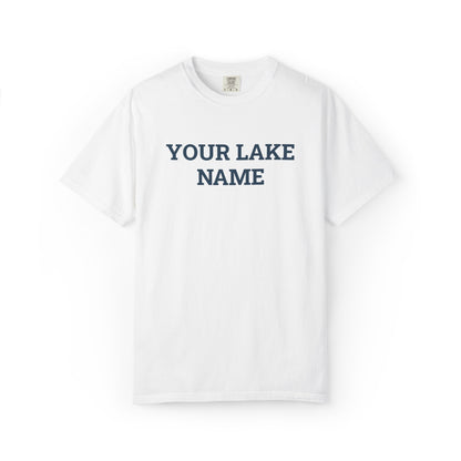 Custom Lake Block Logo Tee