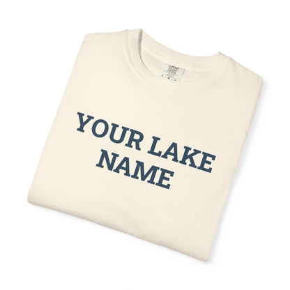 Custom Lake Block Logo Tee