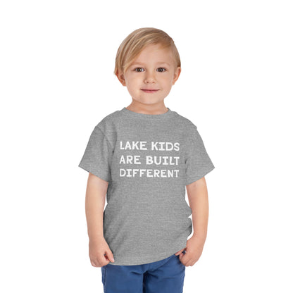 TODDLER Lake Kids Are Built Different Short Sleeve Tee