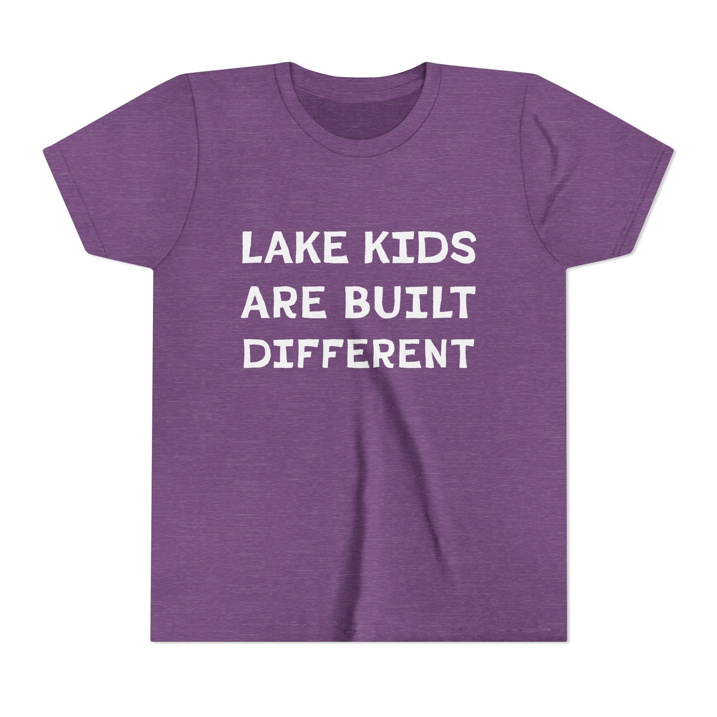YOUTH Lake Kids Are Built Different Short Sleeve Tee