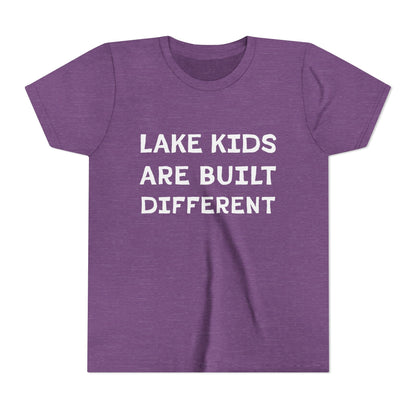 YOUTH Lake Kids Are Built Different Short Sleeve Tee