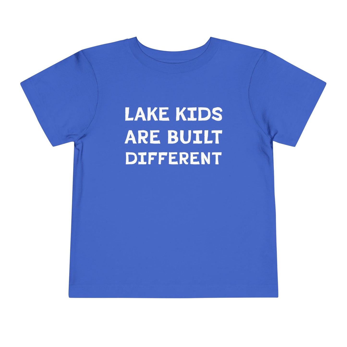 TODDLER Lake Kids Are Built Different Short Sleeve Tee