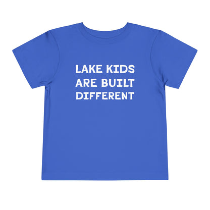 TODDLER Lake Kids Are Built Different Short Sleeve Tee