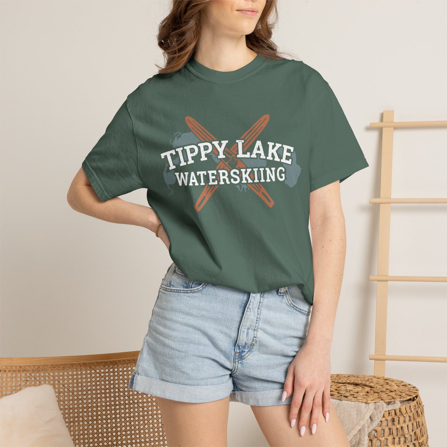 Tippy Lake Waterskiing Tee - Unisex
