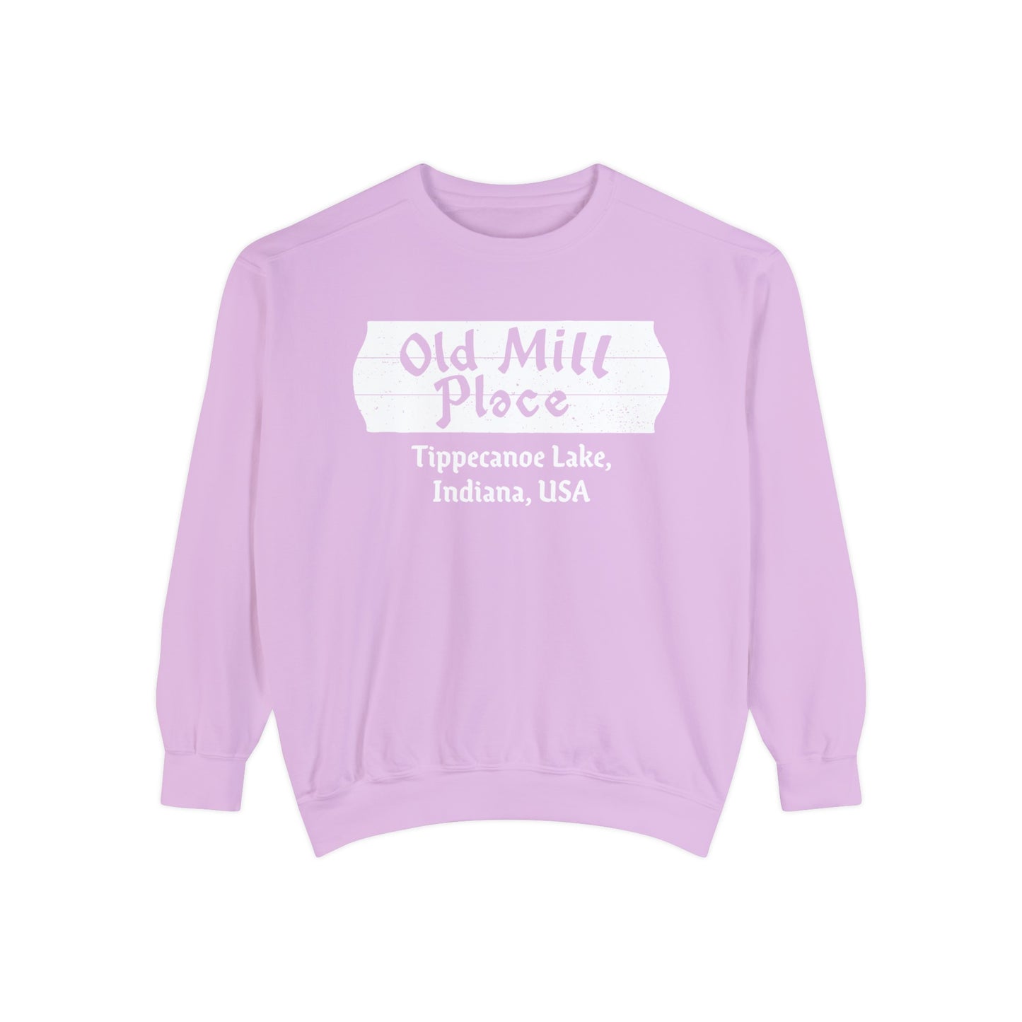 Old Mill Place Tippecanoe Lake Crewneck Sweatshirt - Unisex