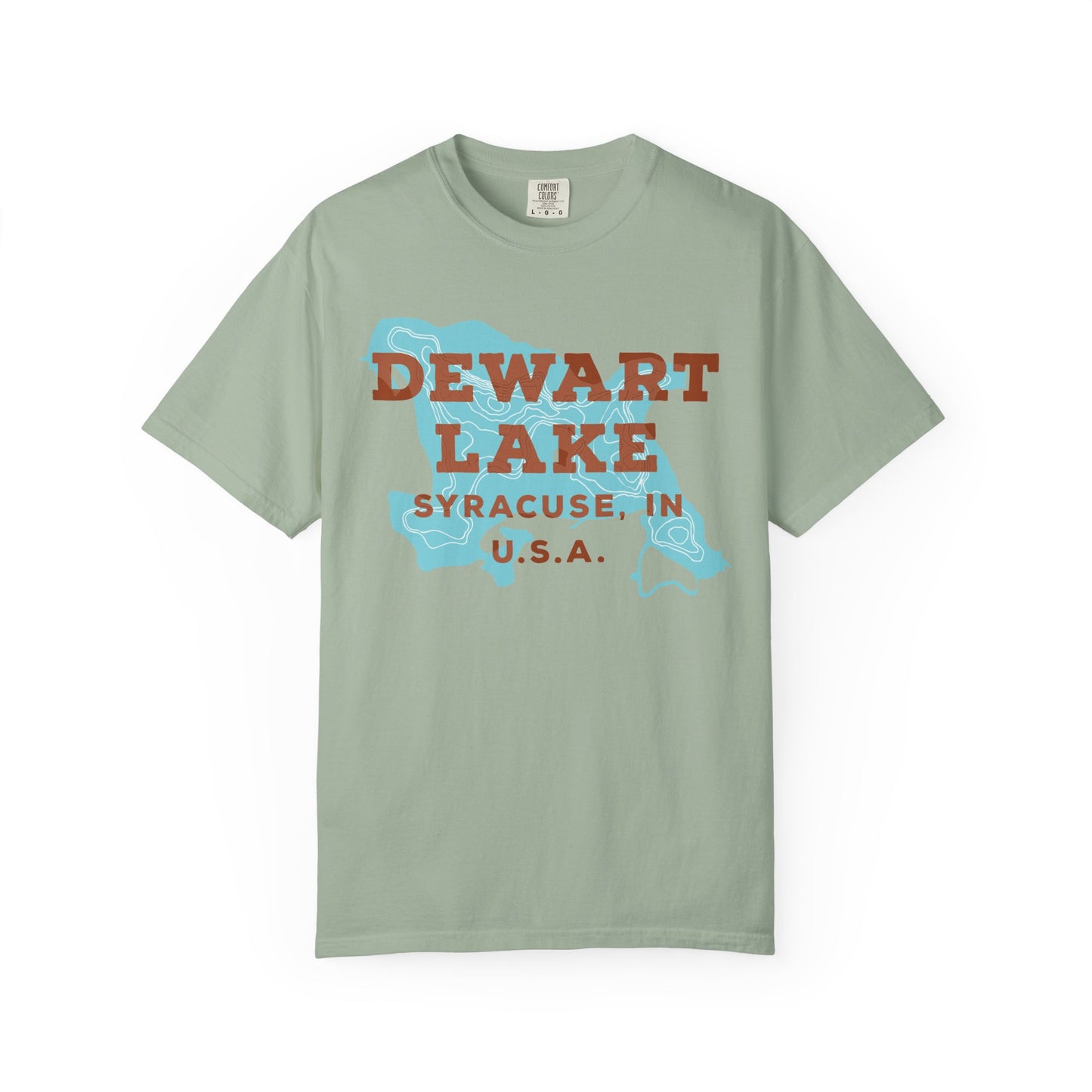 Dewart Lake Map Tee - Unisex