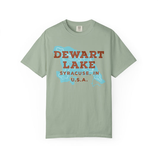 Dewart Lake Map Tee - Unisex