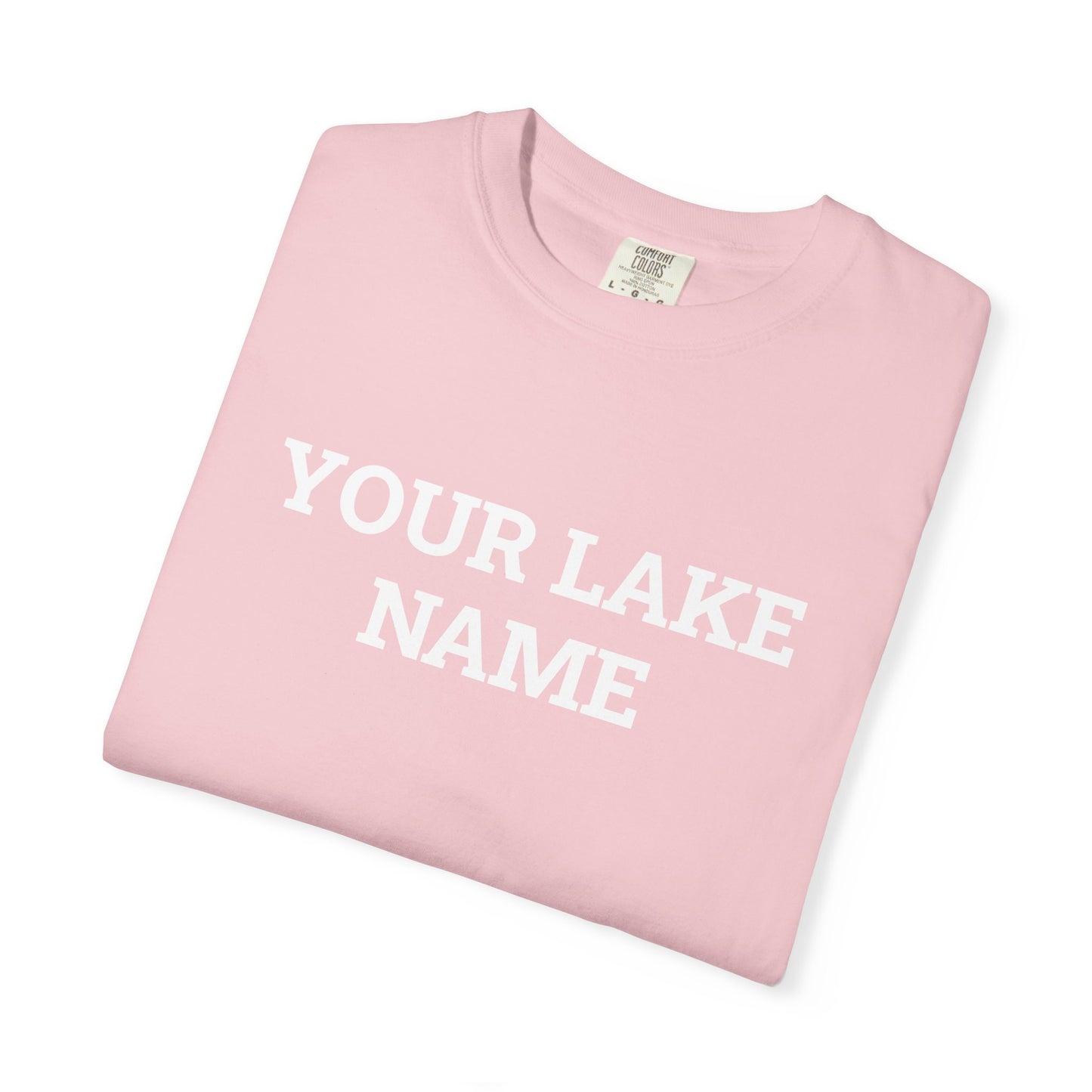 Custom Lake Block Logo Tee