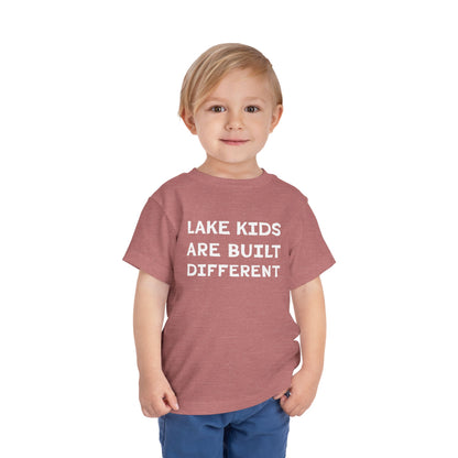 TODDLER Lake Kids Are Built Different Short Sleeve Tee