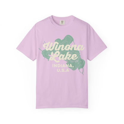 Winona Lake Vintage Map Classic Tee - Unisex