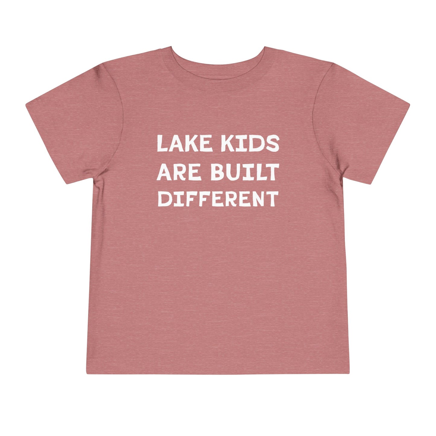 TODDLER Lake Kids Are Built Different Short Sleeve Tee
