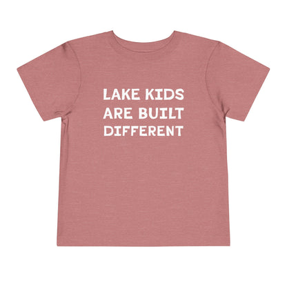 TODDLER Lake Kids Are Built Different Short Sleeve Tee