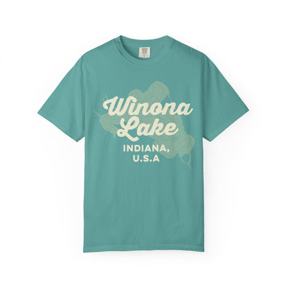Winona Lake Vintage Map Classic Tee - Unisex
