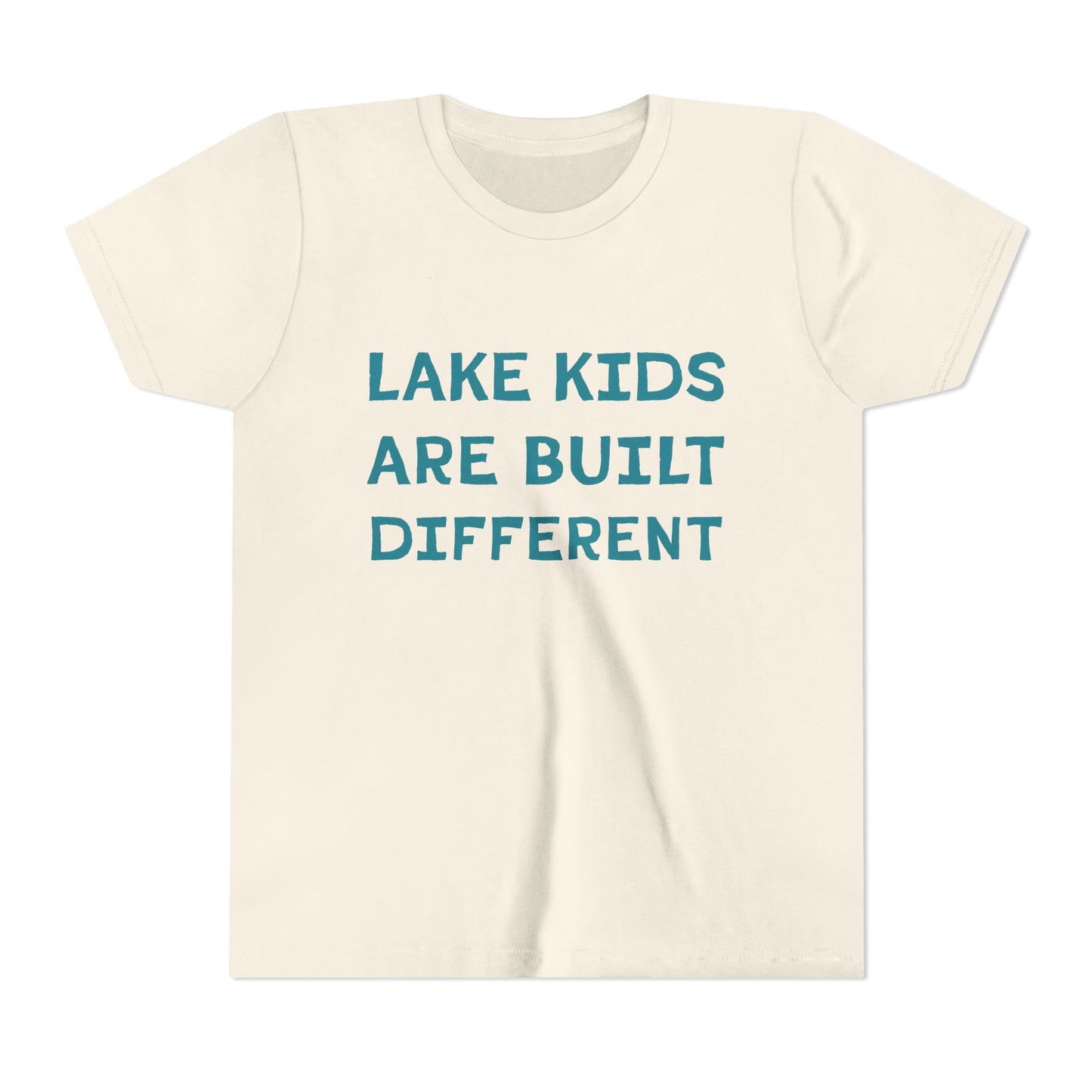 YOUTH Lake Kids Are Built Different Short Sleeve Tee