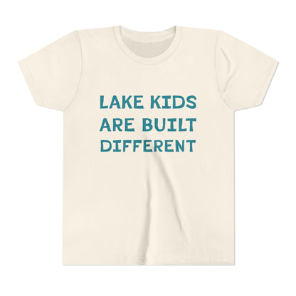 YOUTH Lake Kids Are Built Different Short Sleeve Tee