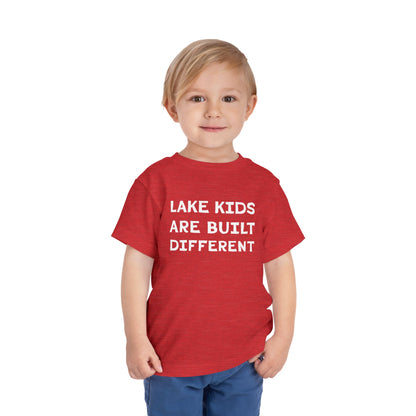 TODDLER Lake Kids Are Built Different Short Sleeve Tee