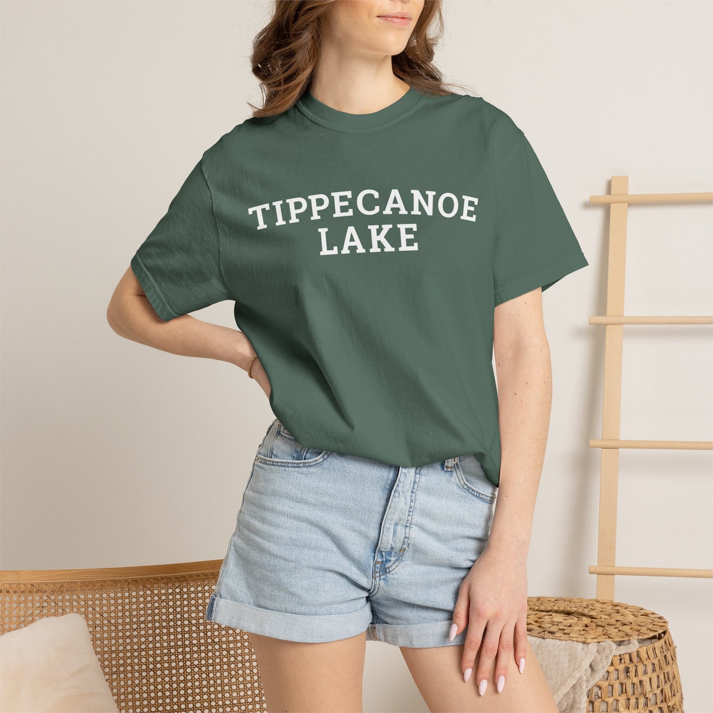Tippecanoe Lake Block Logo Classic Tee - Unisex