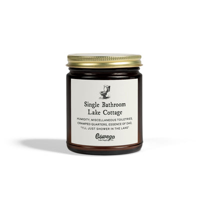 Single Bathroom Lake Cottage Scented Candle
