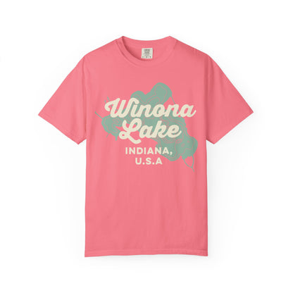 Winona Lake Vintage Map Classic Tee - Unisex