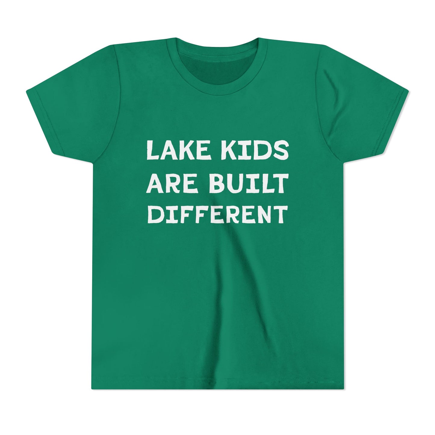 YOUTH Lake Kids Are Built Different Short Sleeve Tee