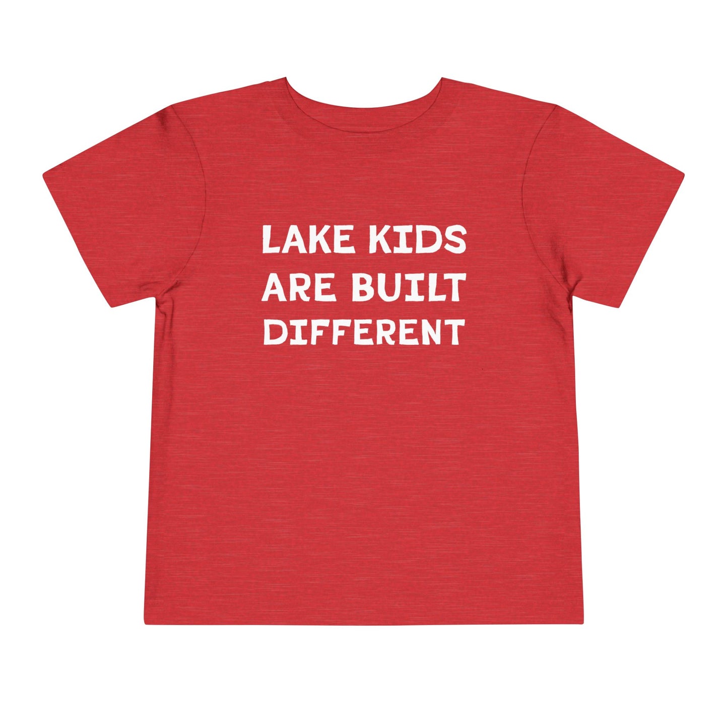 TODDLER Lake Kids Are Built Different Short Sleeve Tee