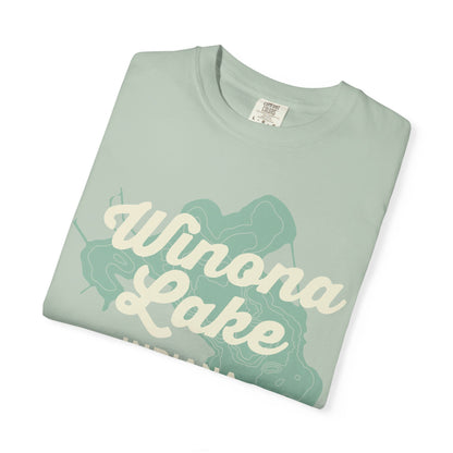Winona Lake Vintage Map Classic Tee - Unisex