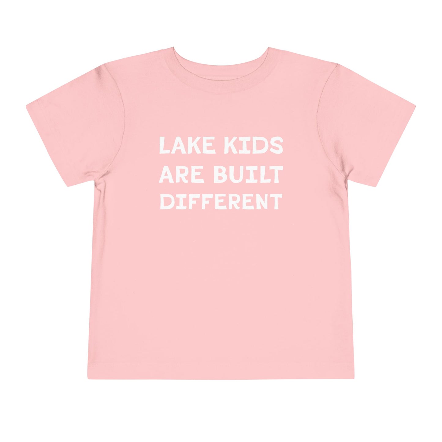 TODDLER Lake Kids Are Built Different Short Sleeve Tee