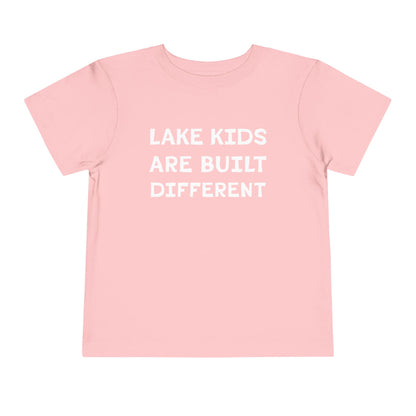 TODDLER Lake Kids Are Built Different Short Sleeve Tee