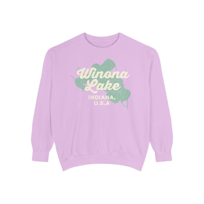 Winona Lake Vintage Map Crewneck Sweatshirt - Unisex