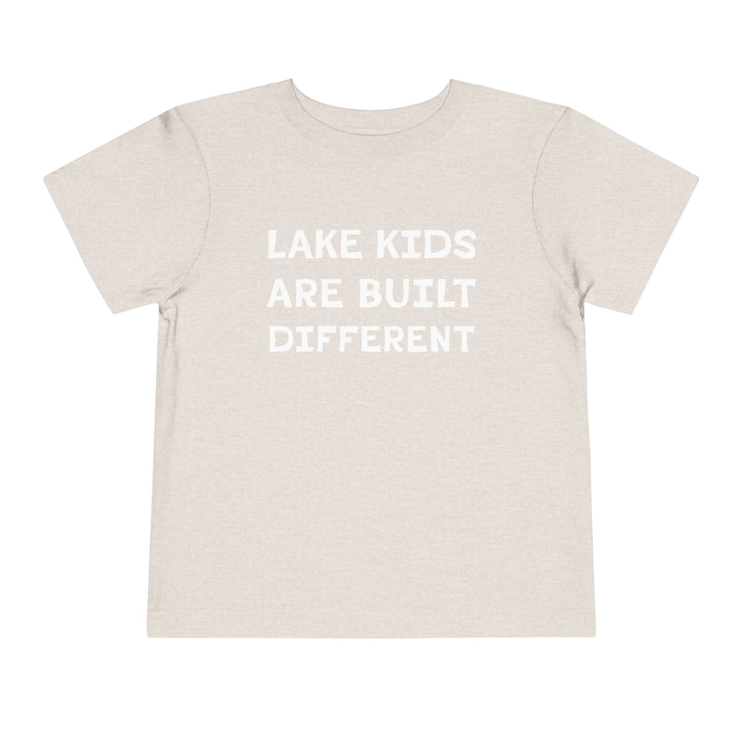 TODDLER Lake Kids Are Built Different Short Sleeve Tee