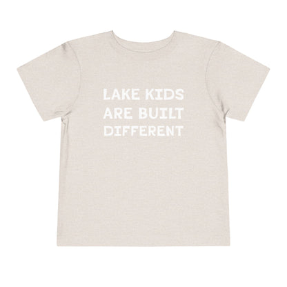 TODDLER Lake Kids Are Built Different Short Sleeve Tee