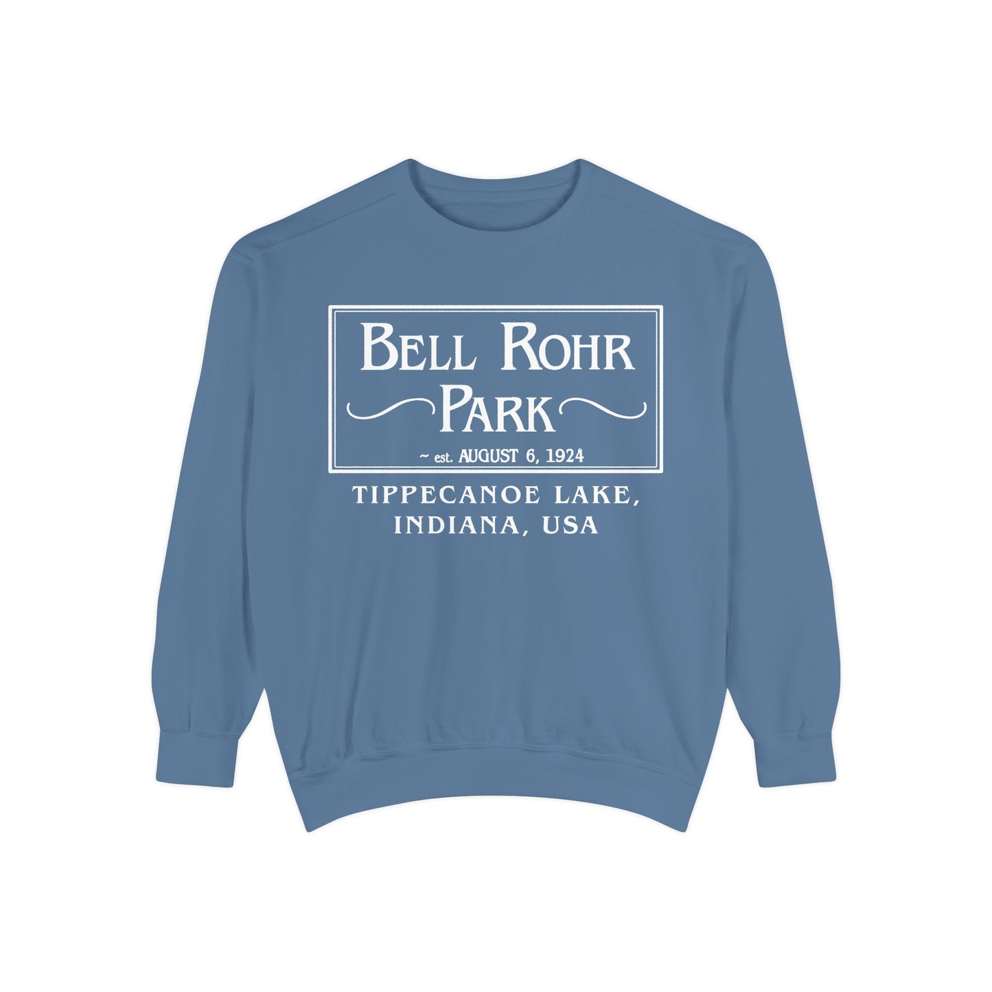 Bell Rohr Park Tippecanoe Lake Crewneck Sweatshirt - Unisex