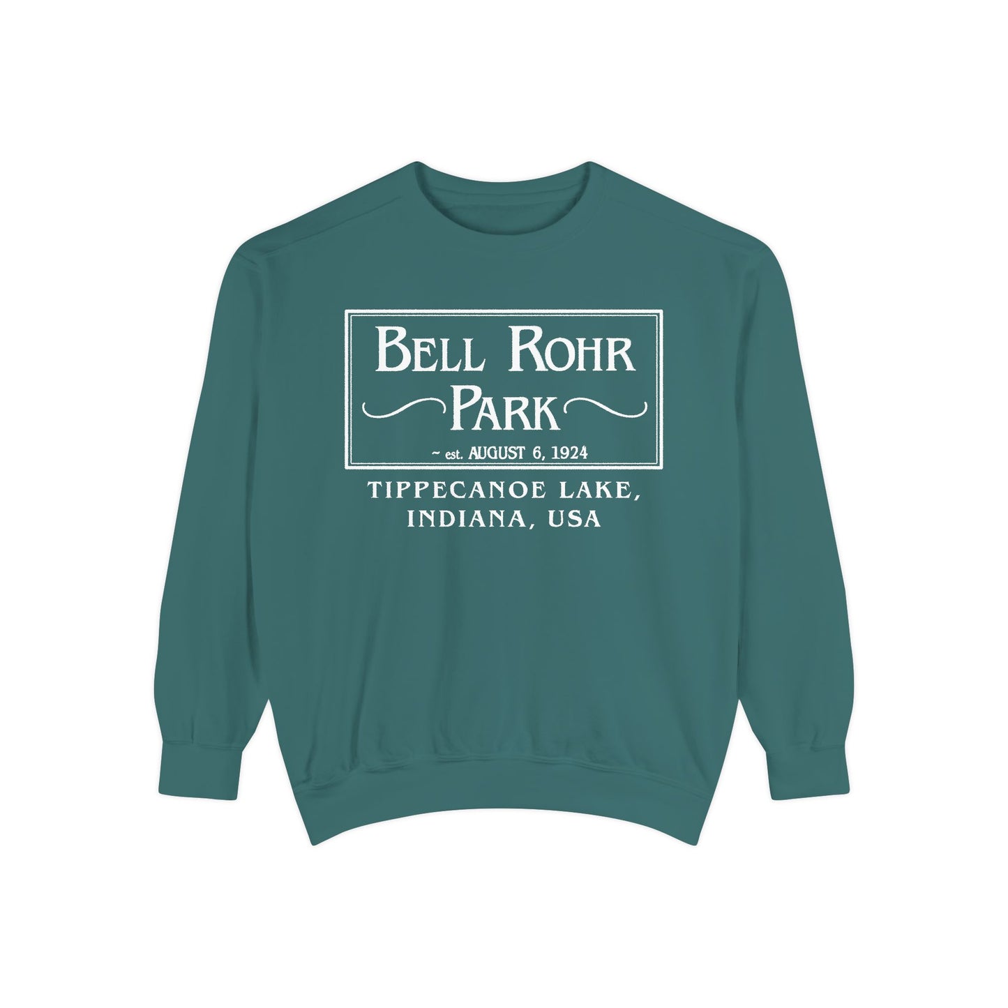 Bell Rohr Park Tippecanoe Lake Crewneck Sweatshirt - Unisex